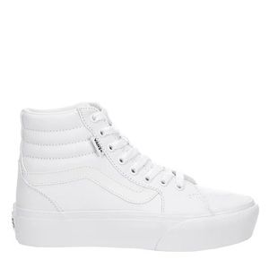 VANS WOMENS FILMORE HIGH TOP PLATFORM SNEAKER - WHITE